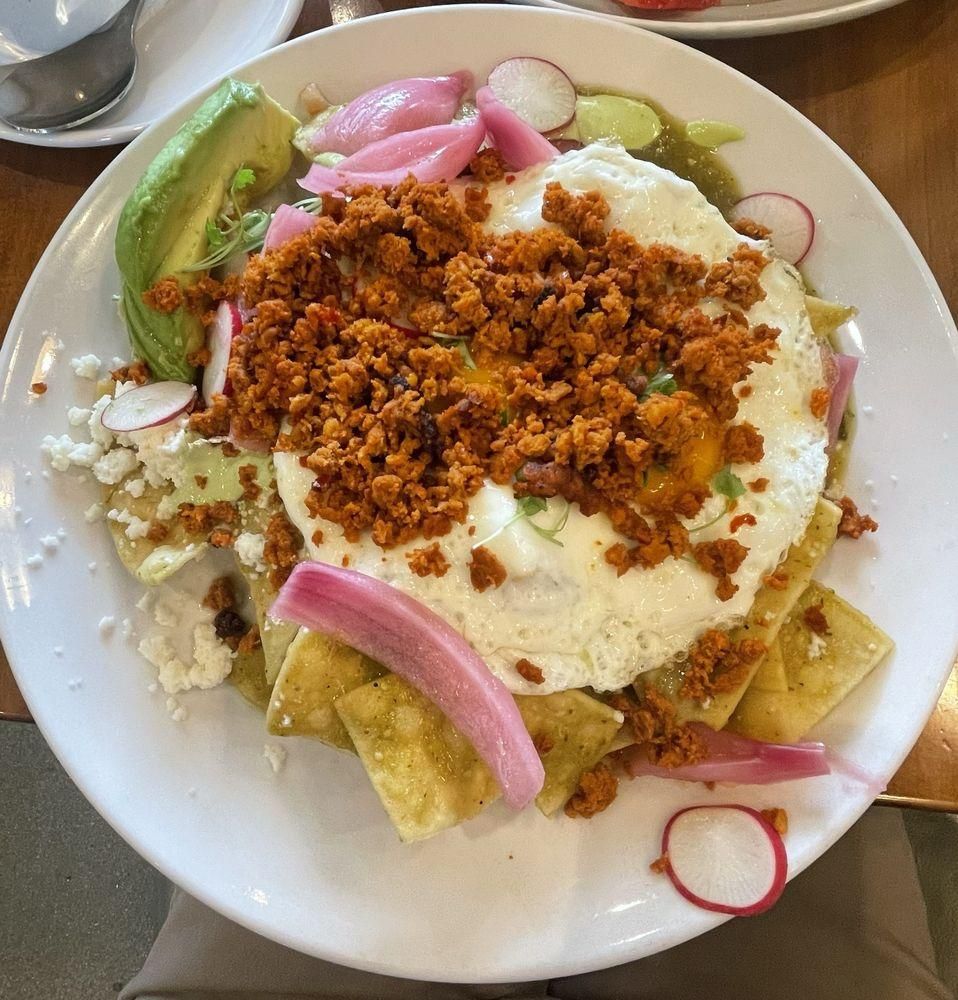 Chilaquiles Verde dish