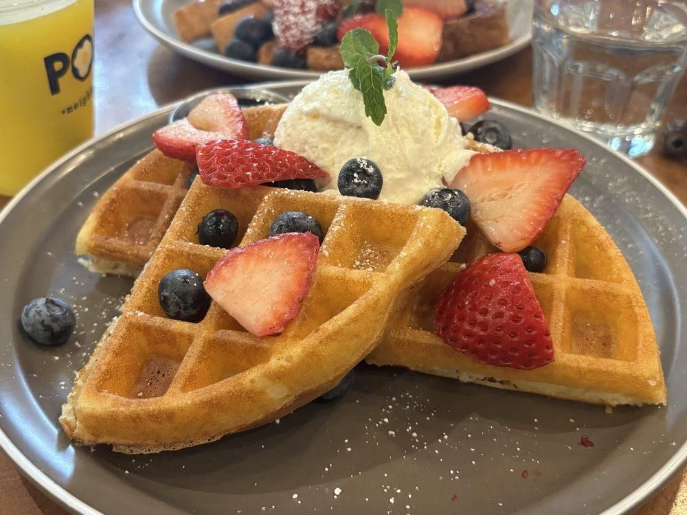 Waffles dish