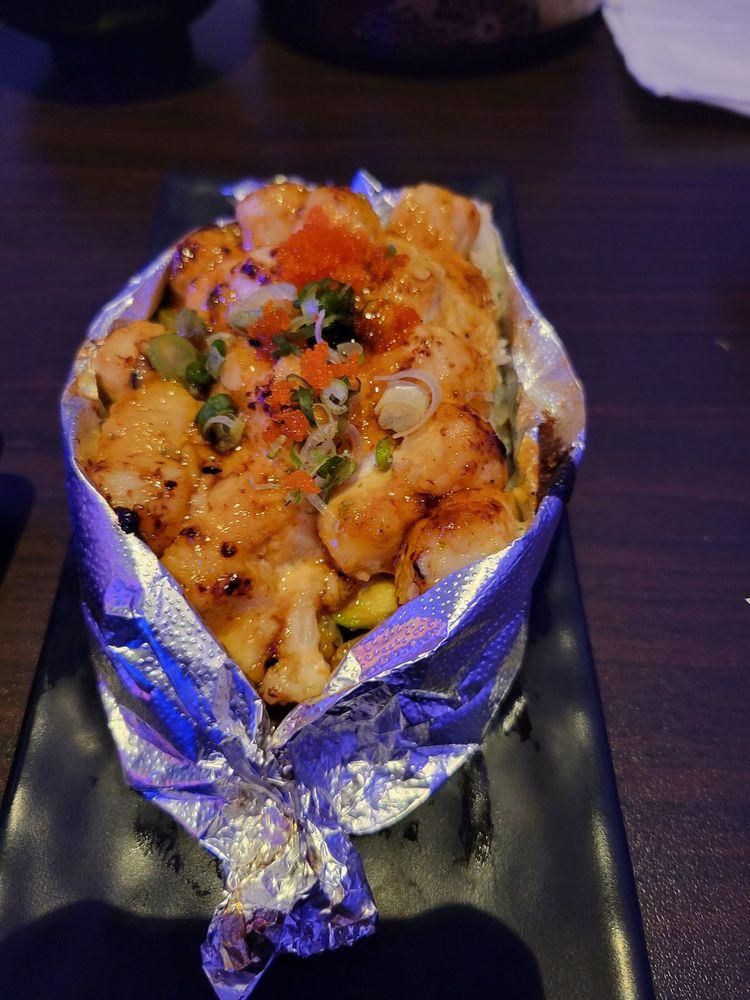 Baked Scallop Roll dish