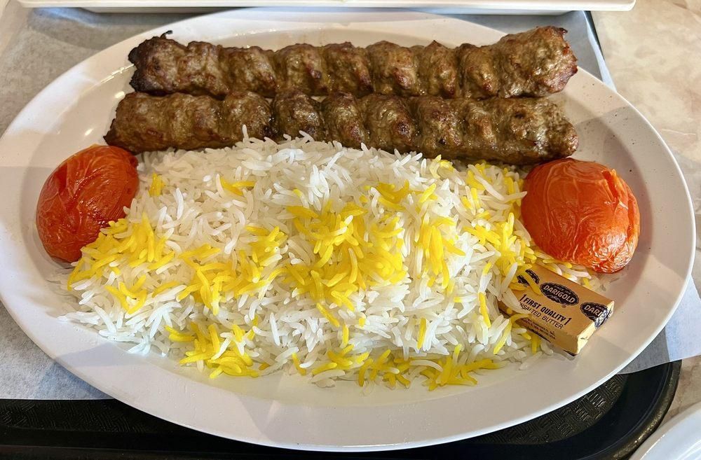 Beef Koobideh dish