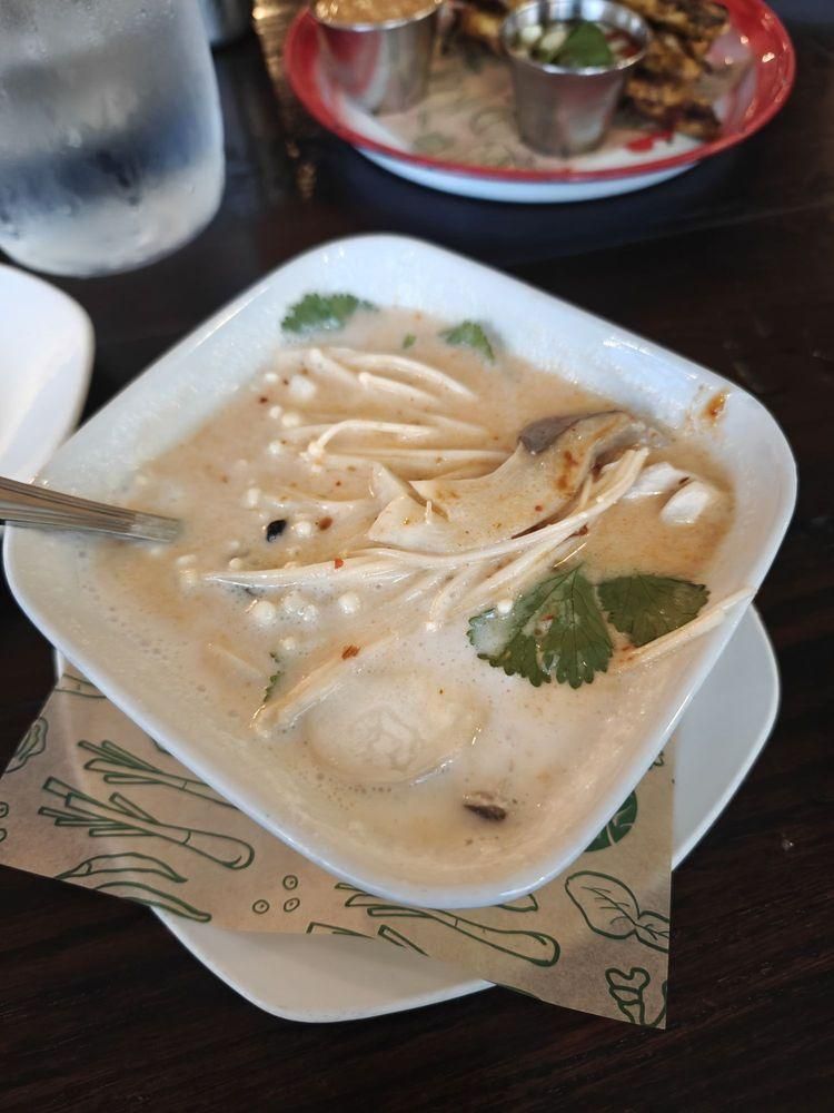 Tom Kha Soup dish