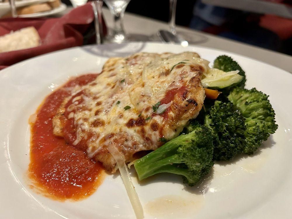 Chicken Parmigiana dish