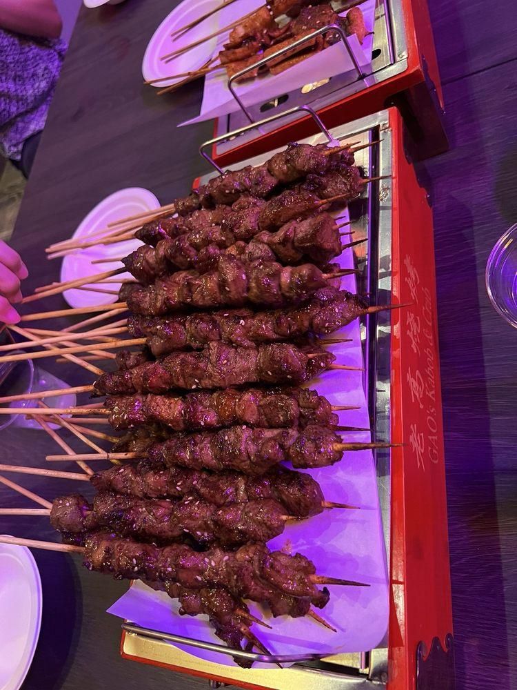 Beef Skewers dish
