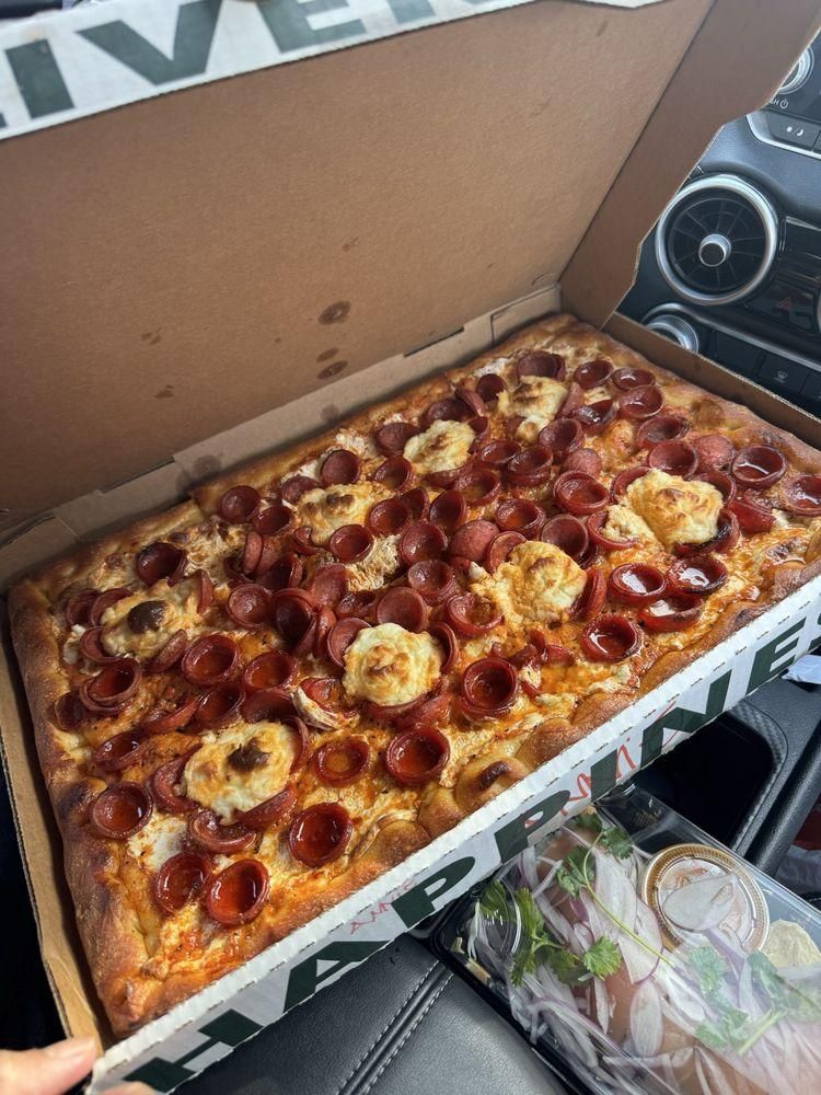 Naughty Pie Pizza dish