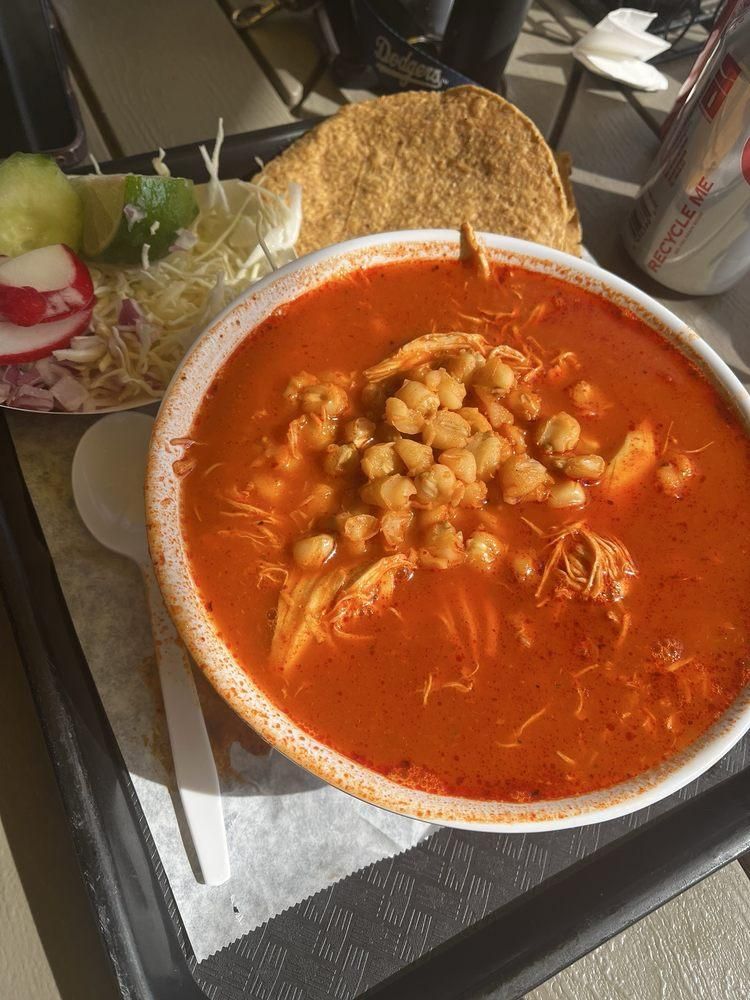 Pozole dish