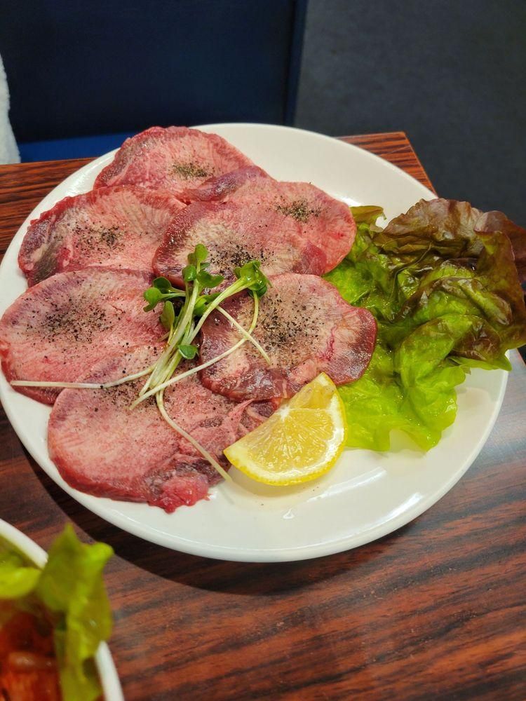 Kobe-Style American Wagyu Tongue dish