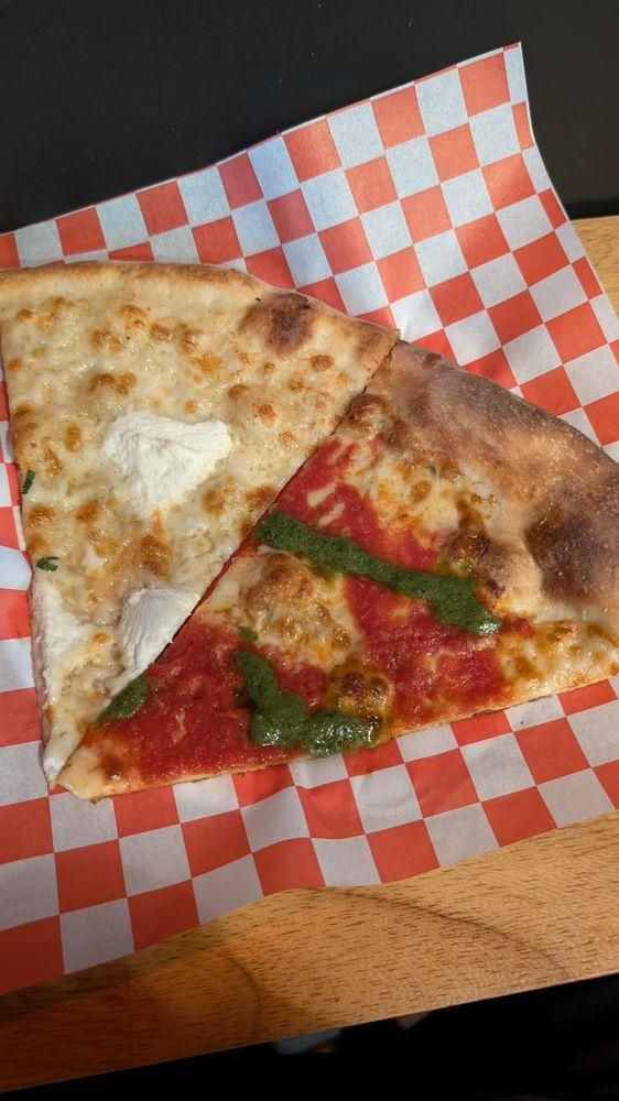 White Ferrari Pizza dish