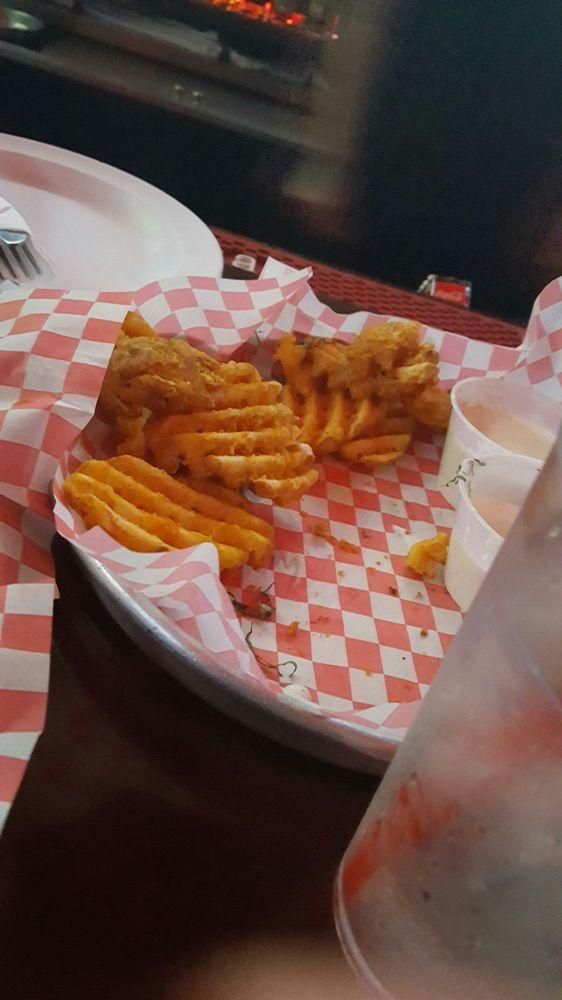 Italian Waffle Fries dish