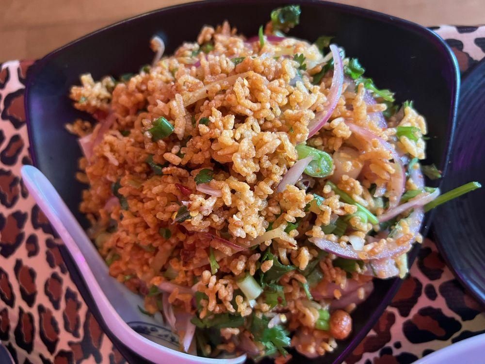 Crispy Rice Salad dish