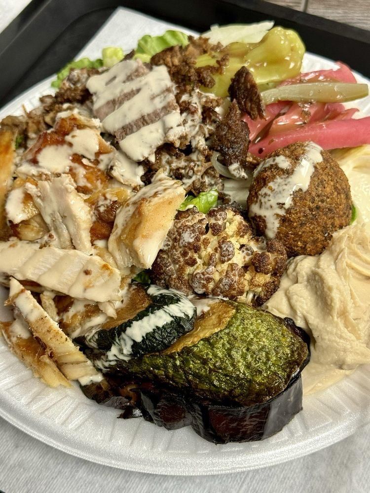 Chicken Shawarma Plate dish