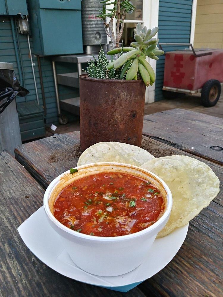 Pozole dish