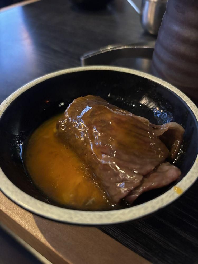 Kobe Sukiyaki Wraps dish