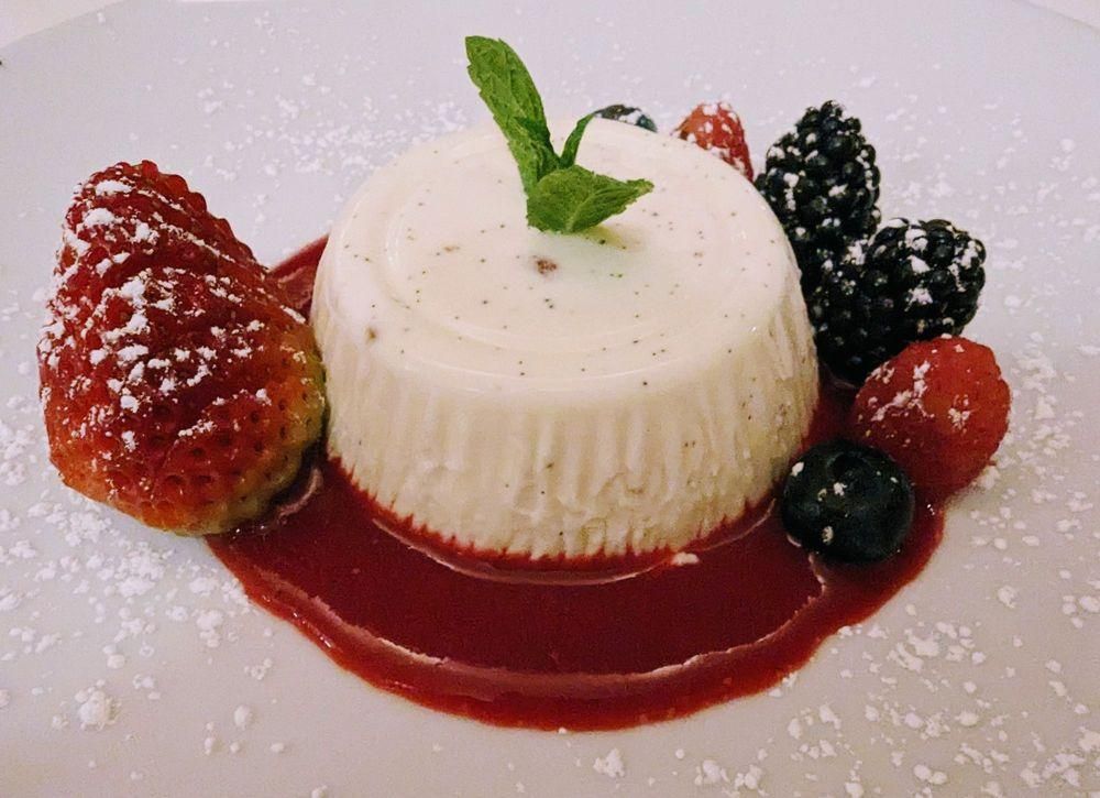 Panna Cotta dish