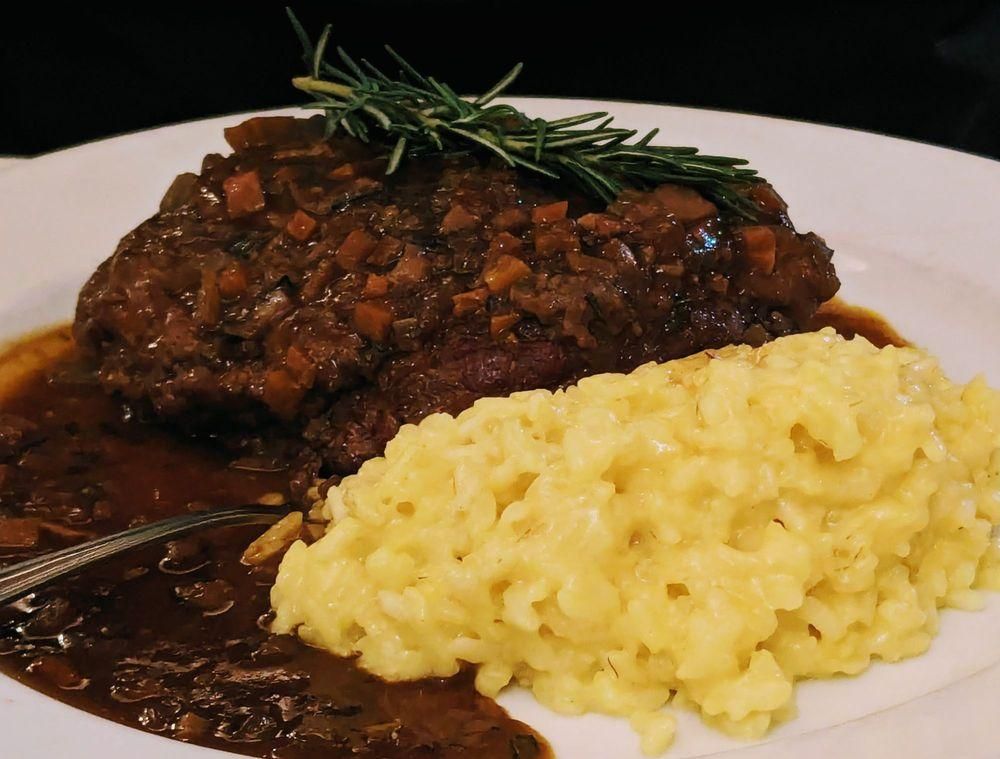 Ossobuco Alla Milanese dish