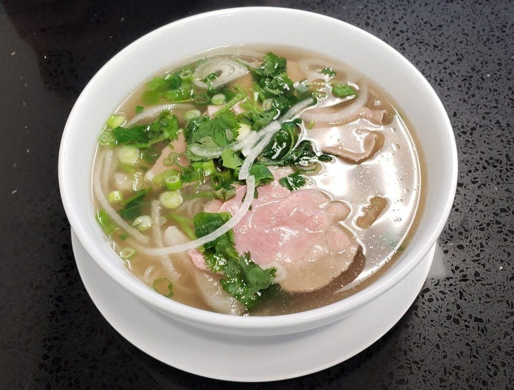 Beef Pho dish