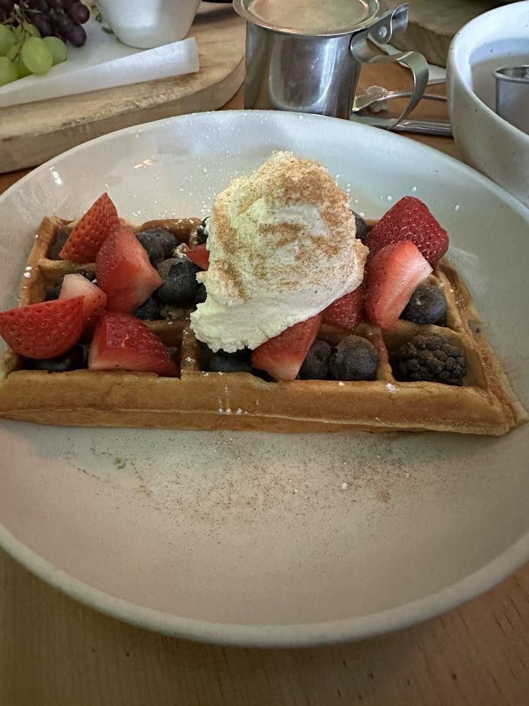 Churro Waffles dish