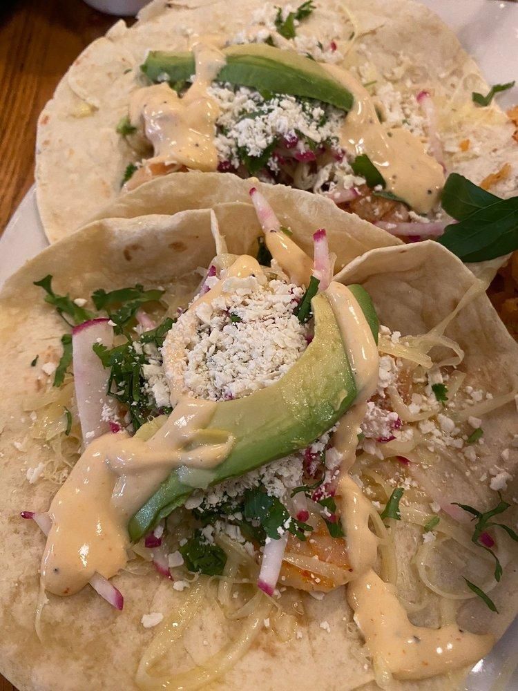 Shrimp Tacos dish