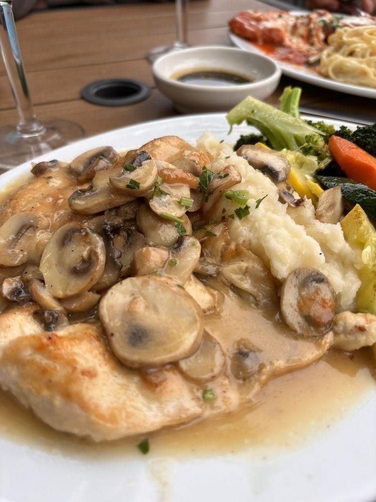 Chicken Marsala dish