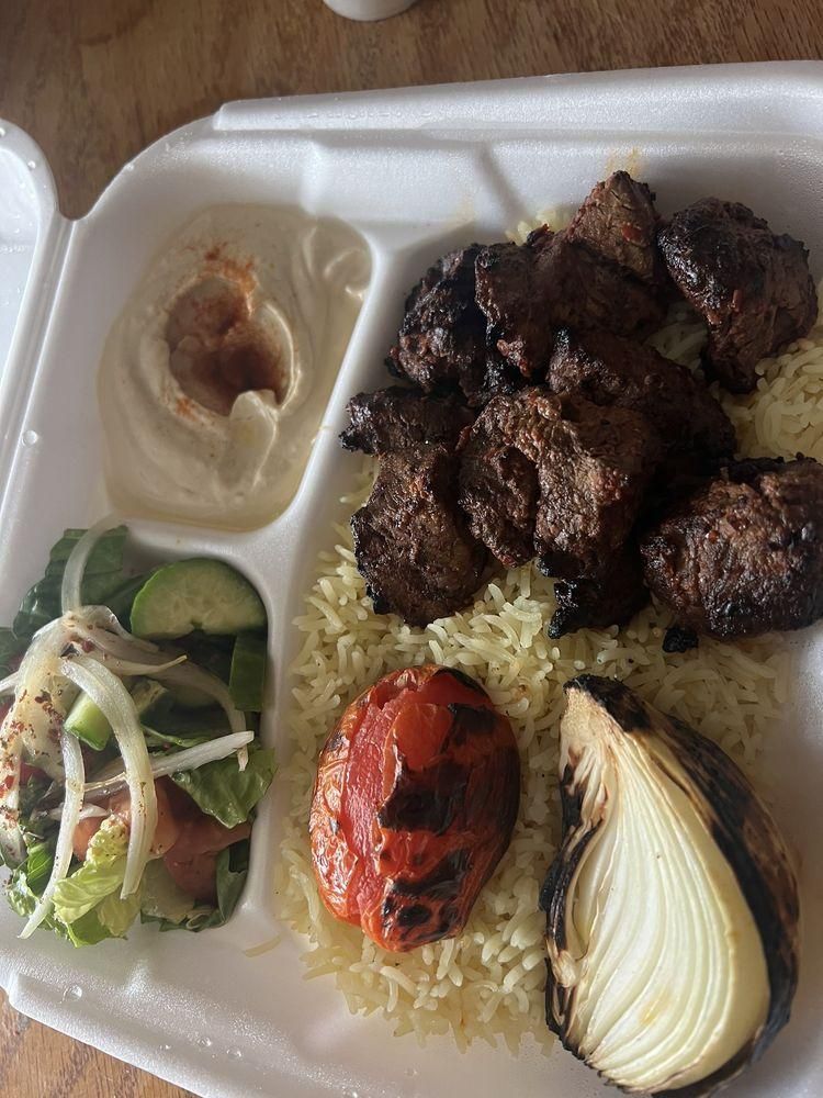 Beef Kabob dish