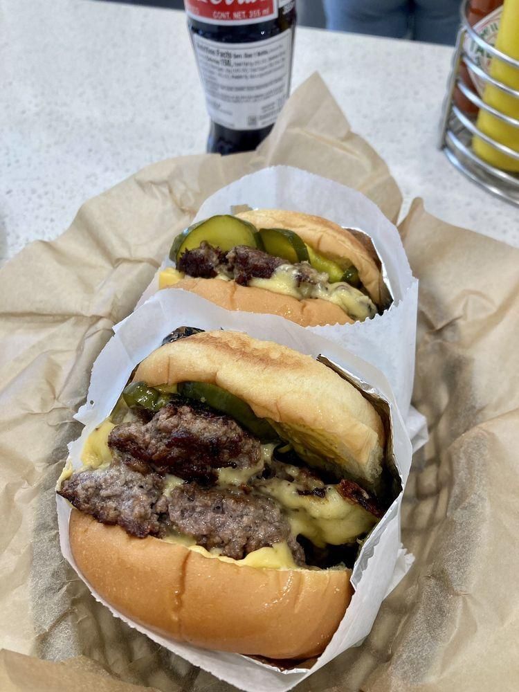 Double Cheeseburgers dish
