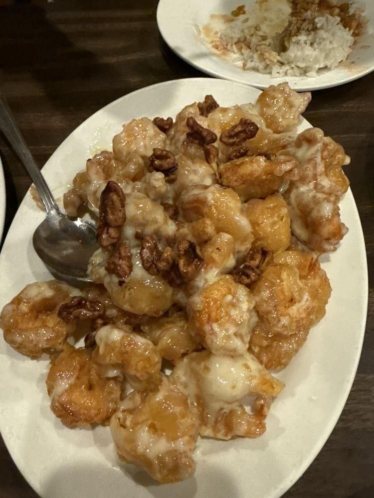 Honey Walnut Shrimp dish