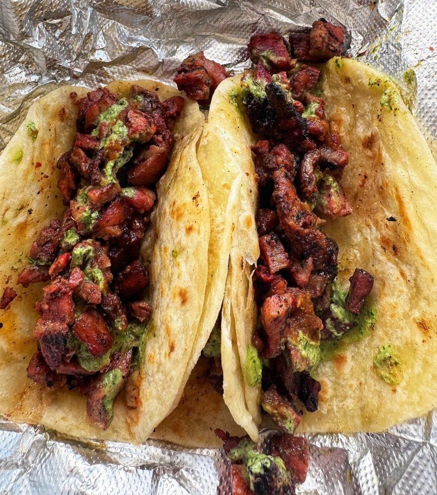 Al Pastor Tacos dish