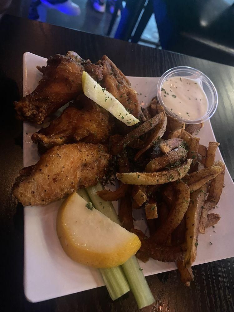 Lemon Pepper Wings dish