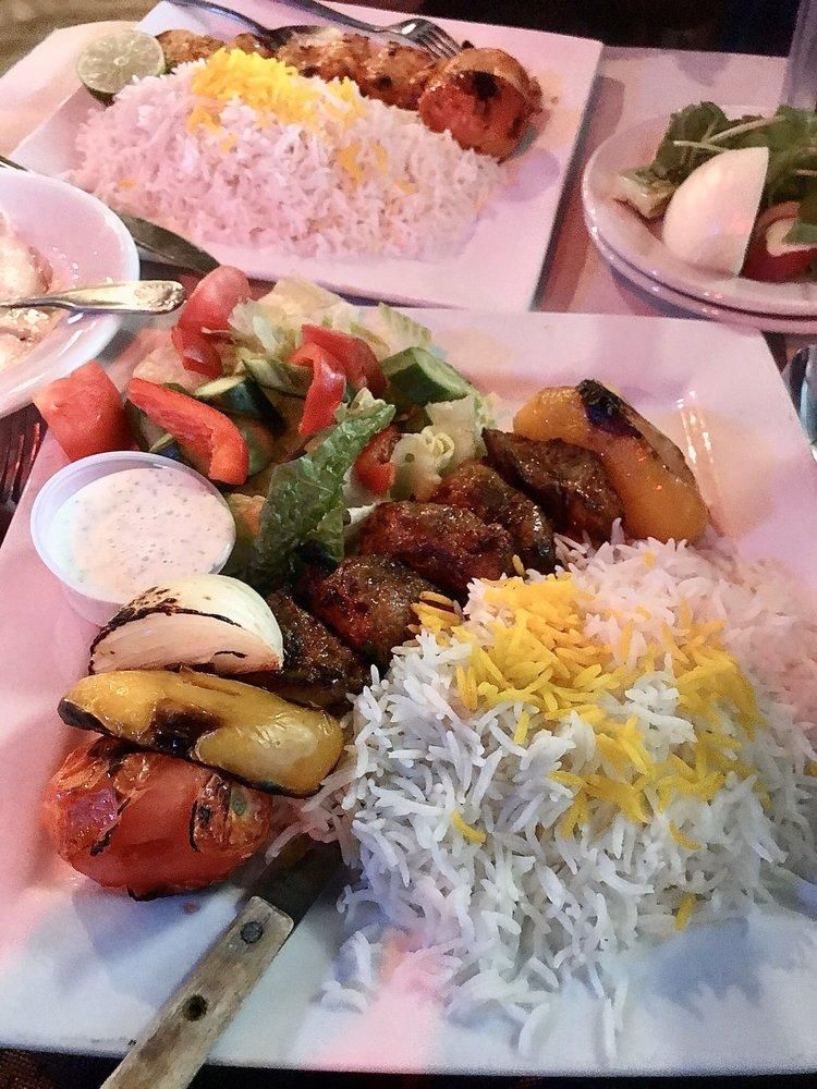 Koobideh Kabobs dish