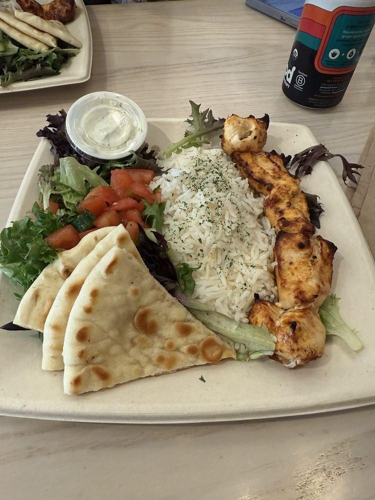 Chicken Kabob Plate dish
