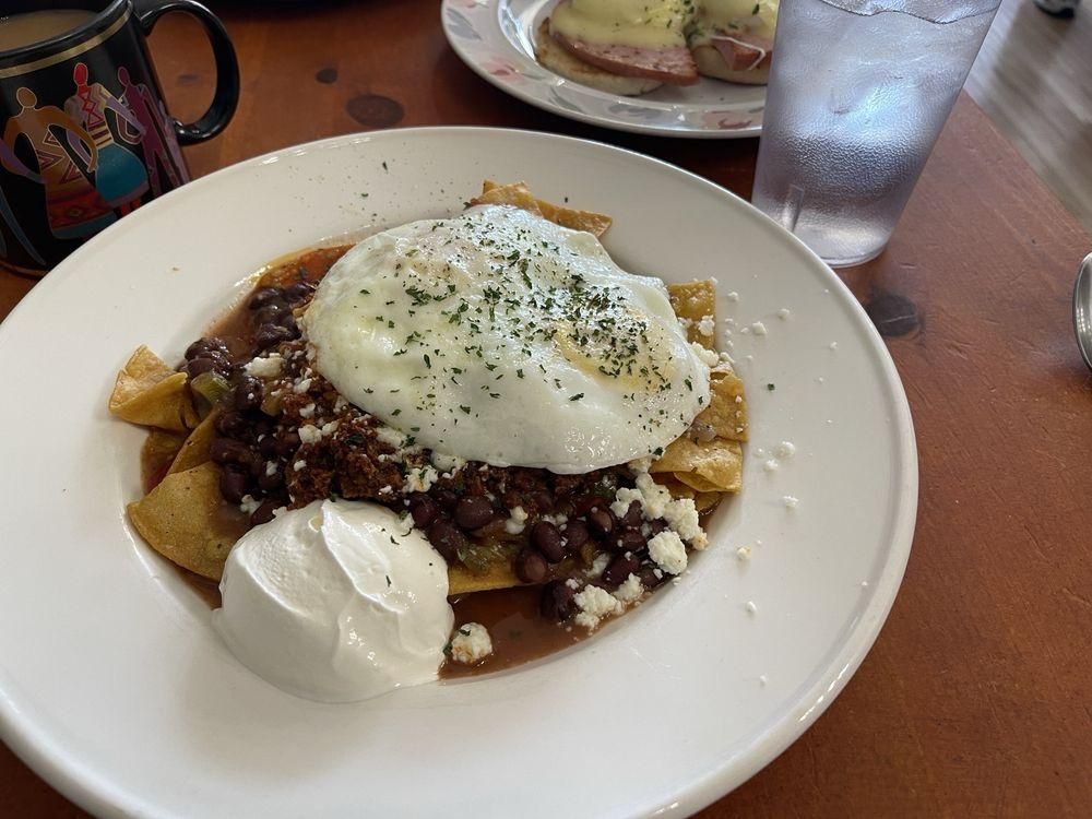 Chilaquiles dish