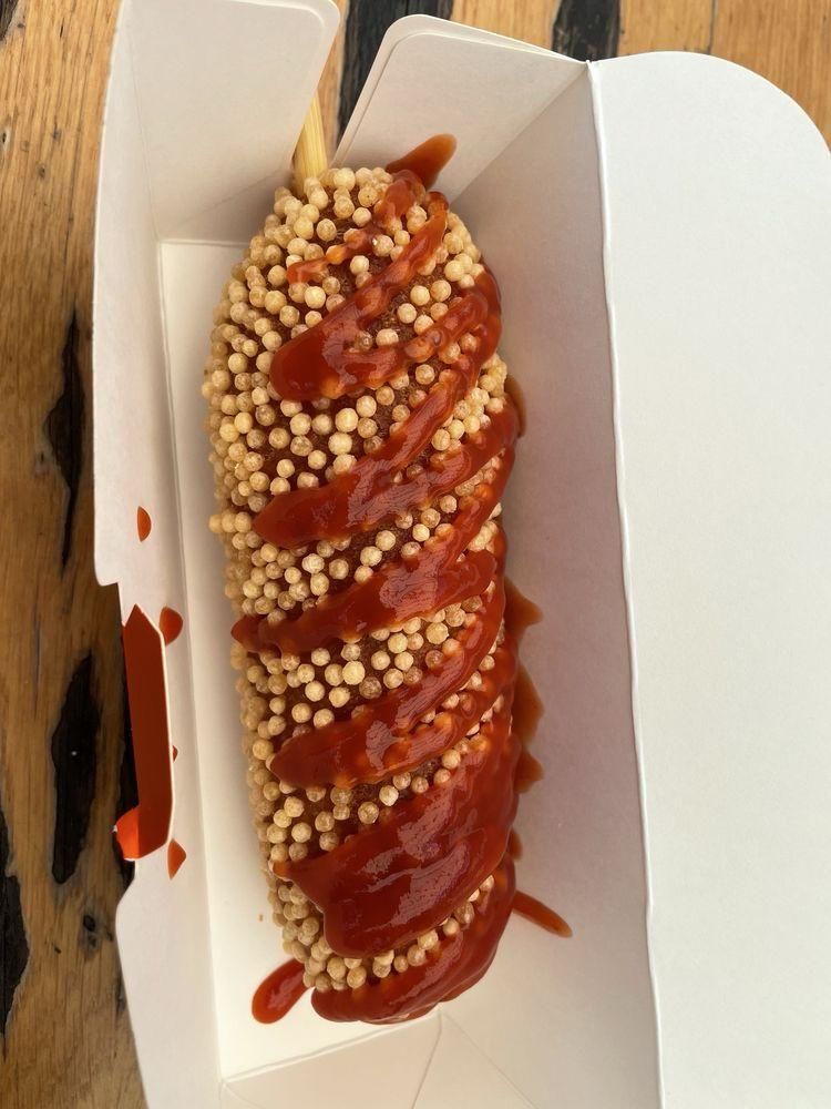 Crispy Rice Dog dish