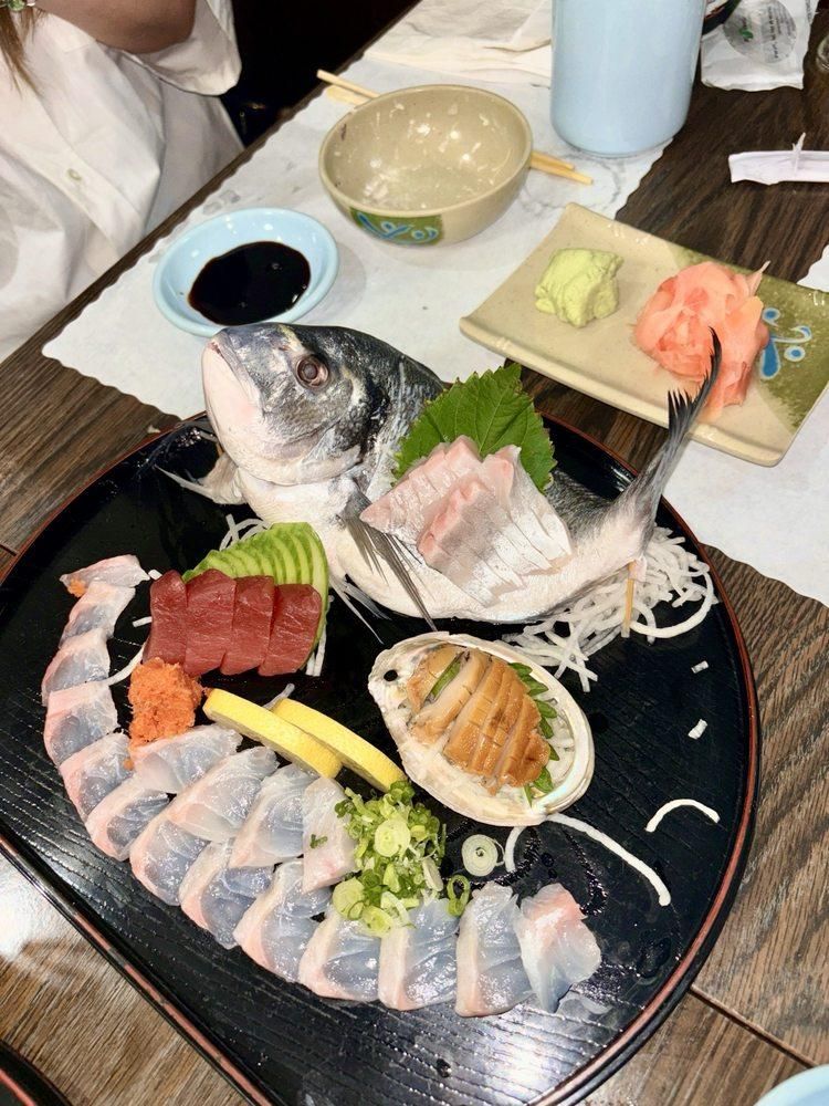 Sashimi dish