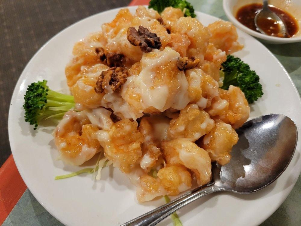 Honey Walnut Shrimp dish