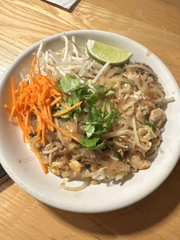 Pad Thai & Shrimp dish
