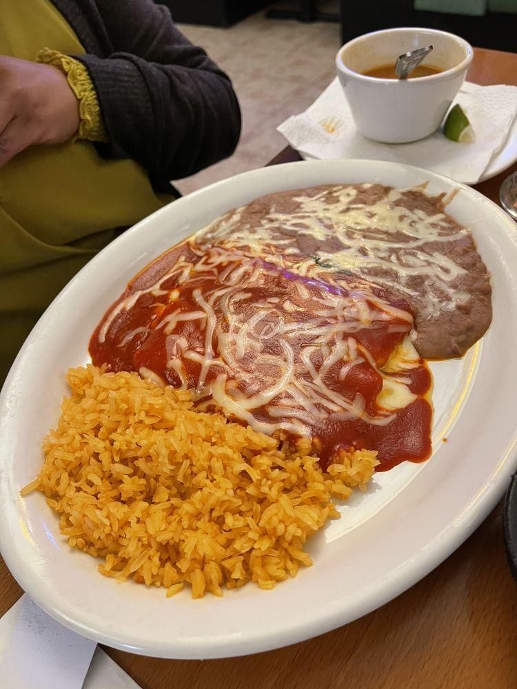 Enchiladas dish