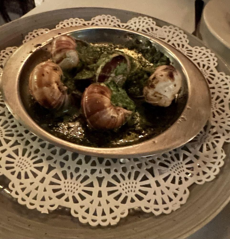 Escargot dish