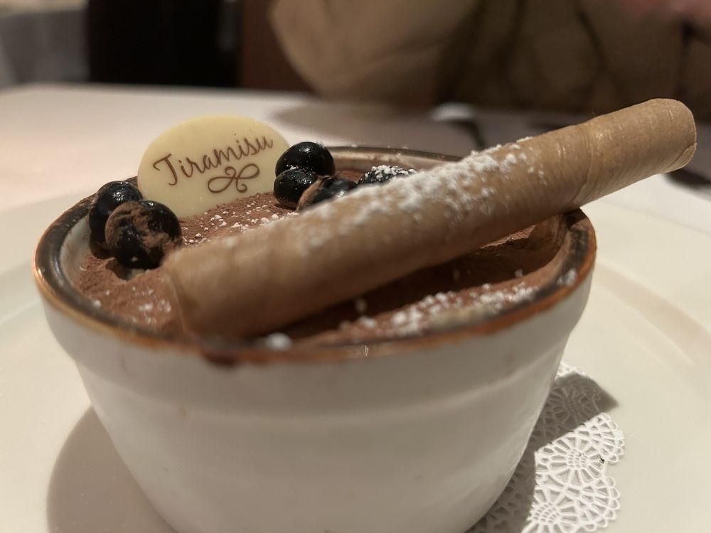 Tiramisu dish
