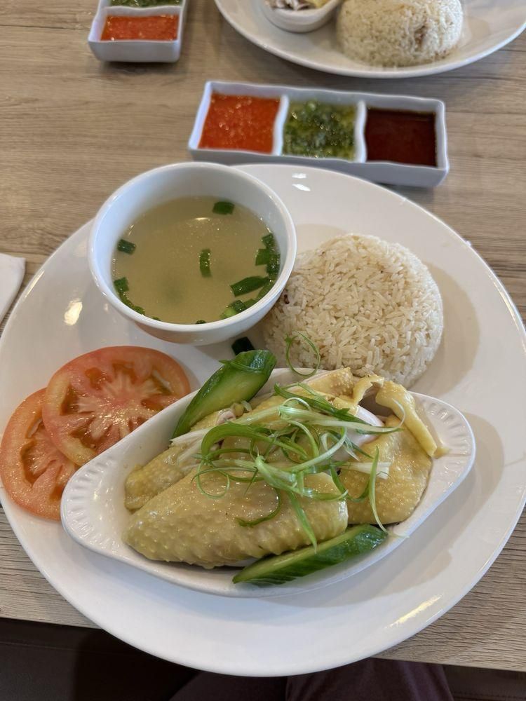 Hainanese Chicken Rice dish