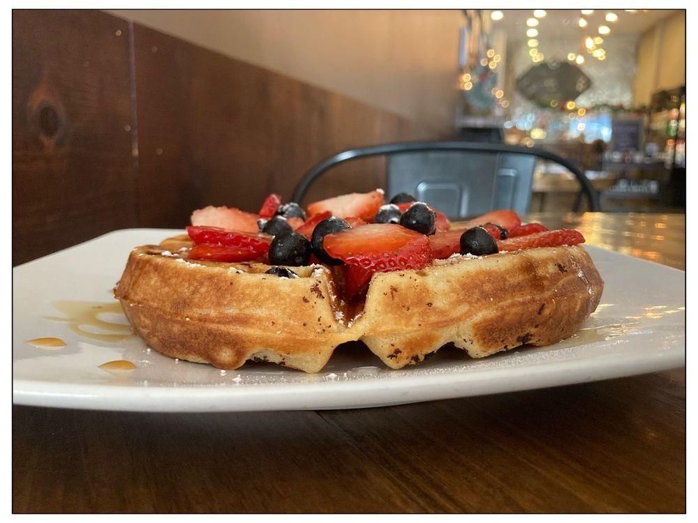Waffles dish