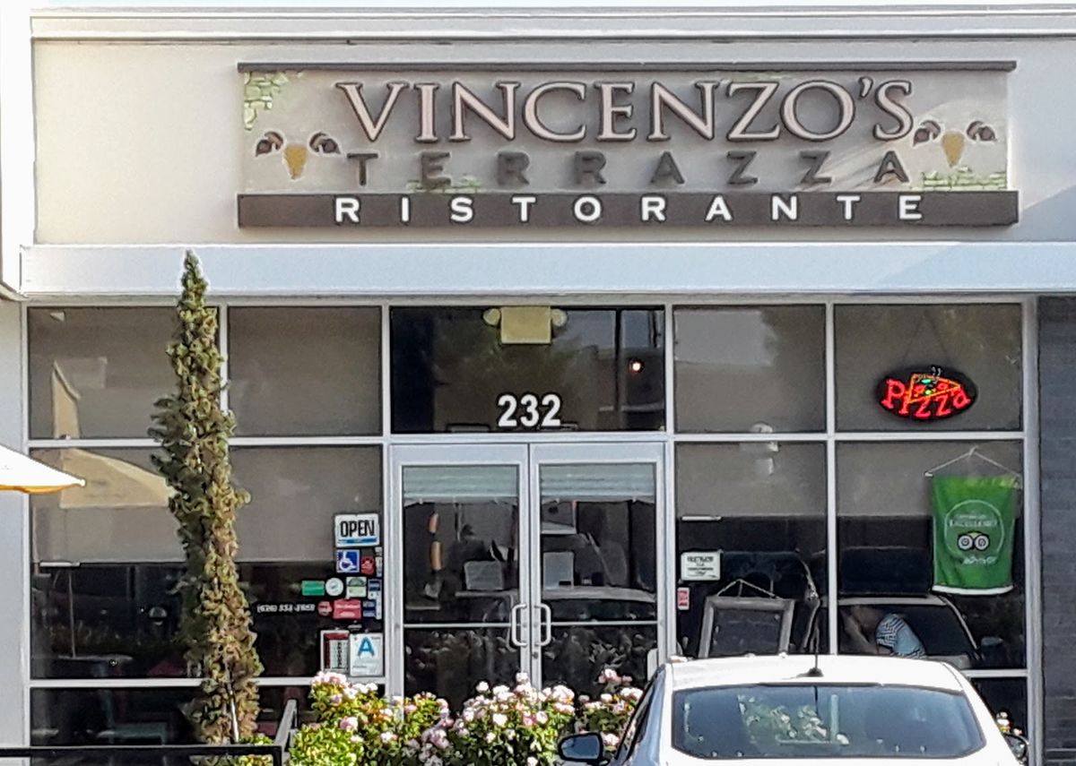 San Dimas - Vincenzo's Terrazza at The Walker House restaurant