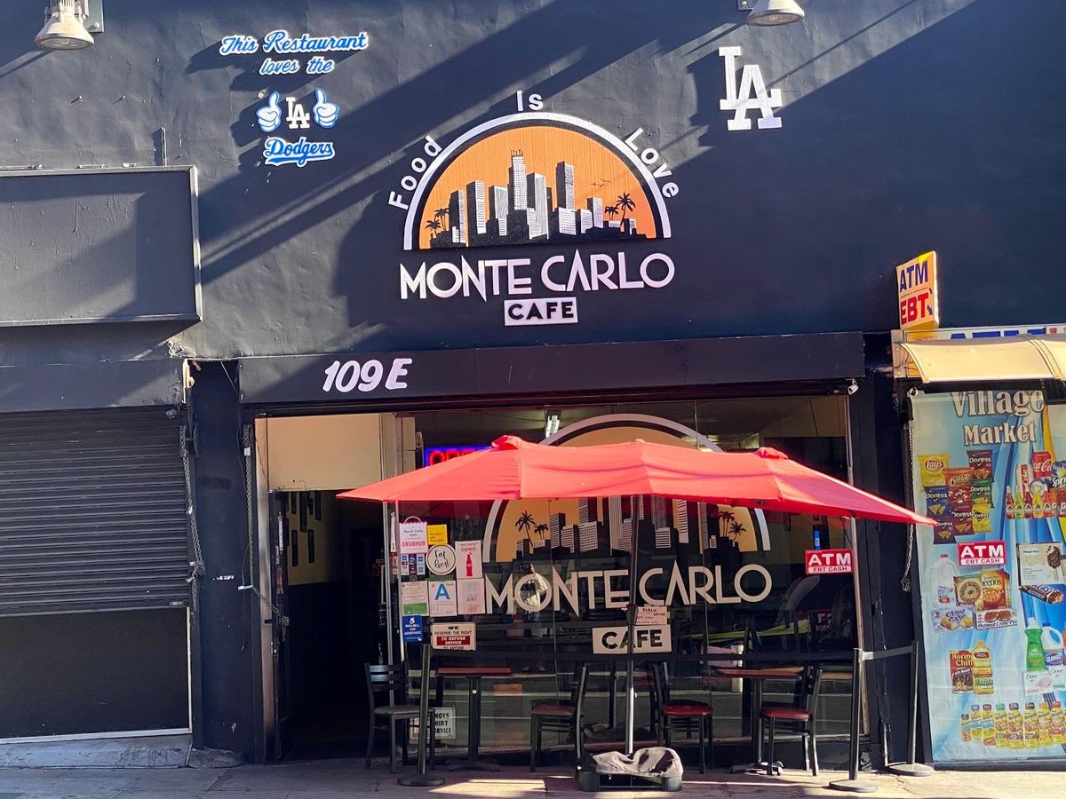 Los Angeles - Monte Carlo Cafe restaurant