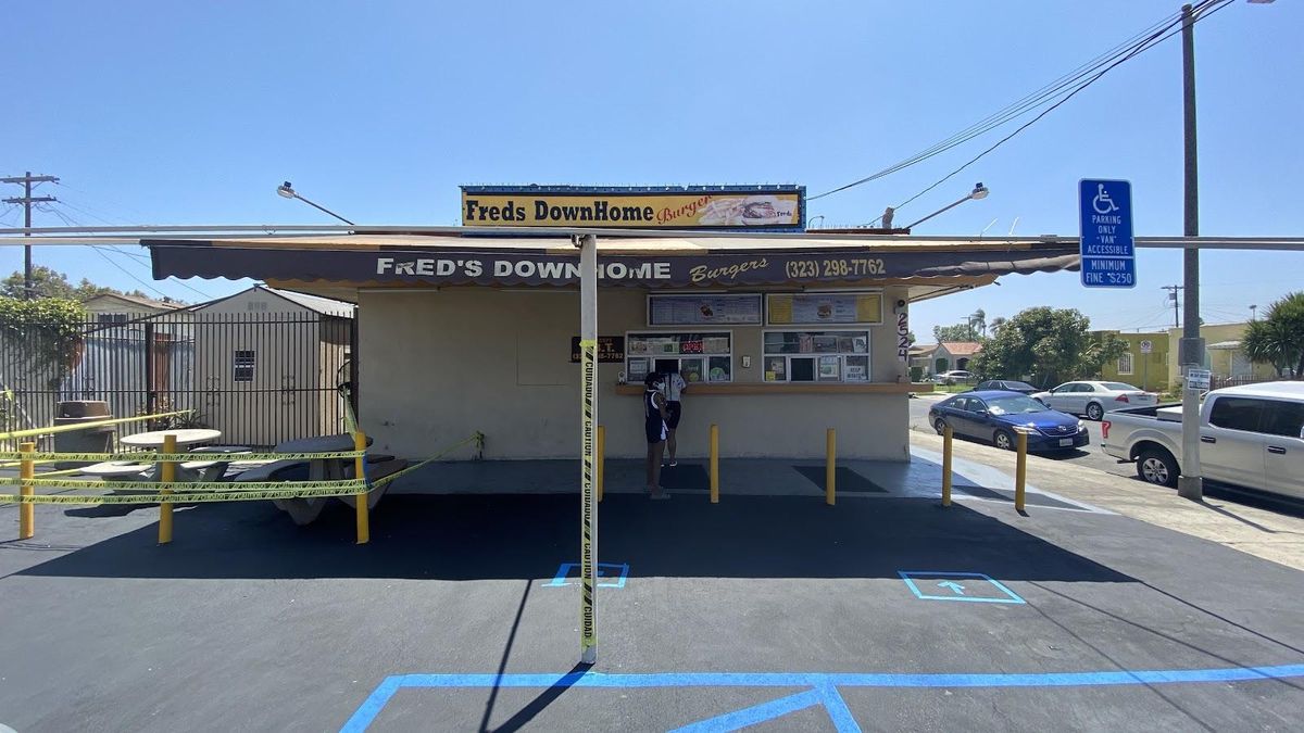 Los Angeles - Fred's Downhome Burgers restaurant