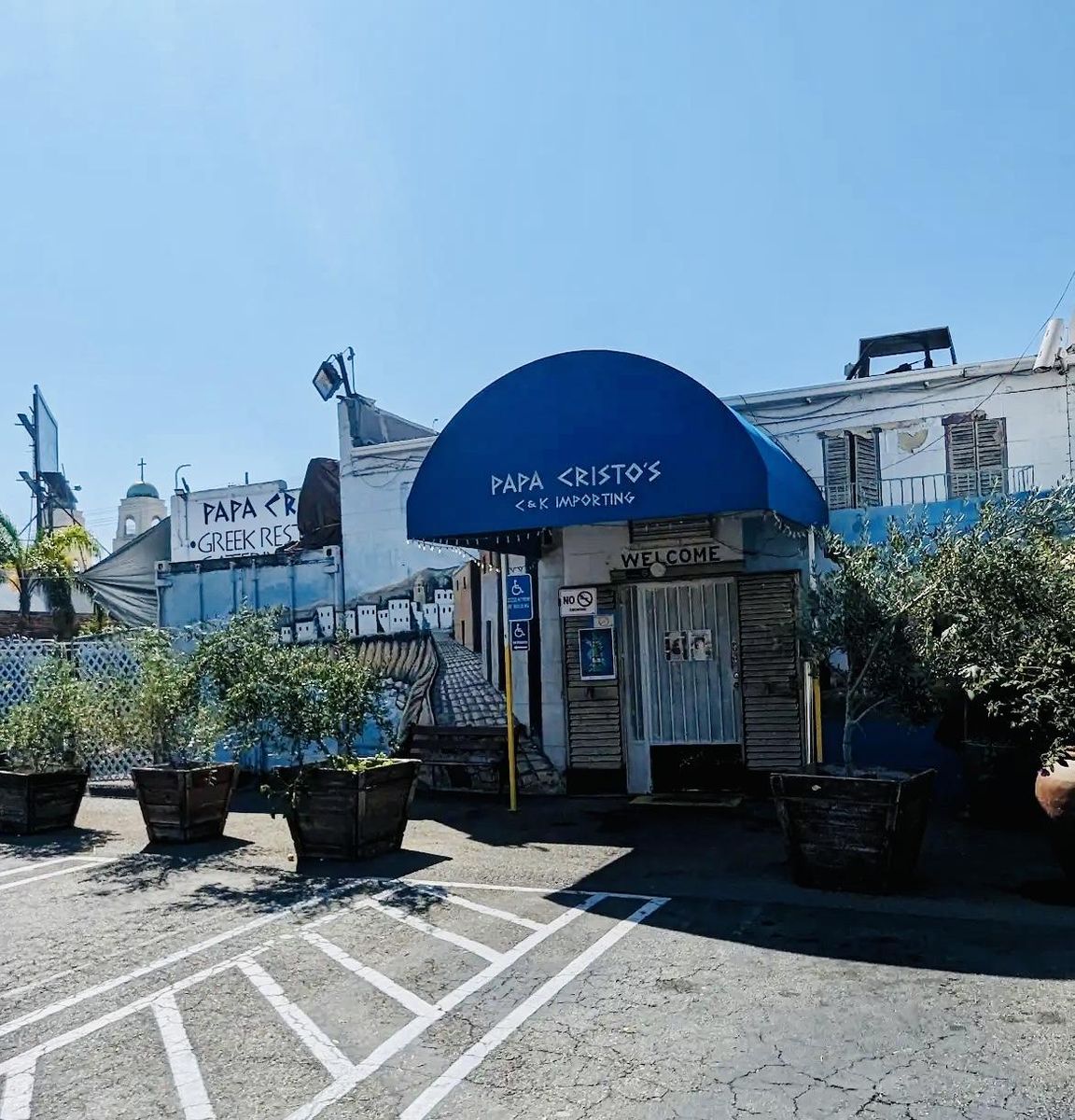 Los Angeles - Papa Cristo's Greek Grill restaurant