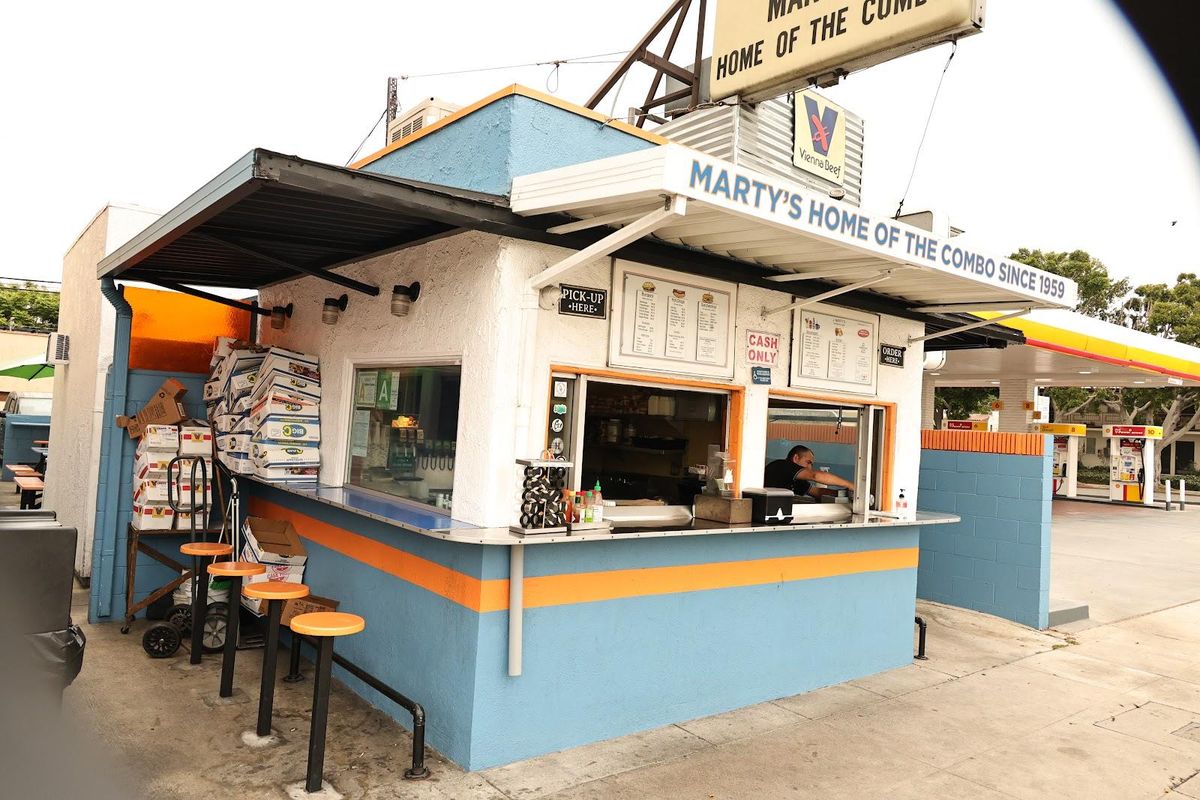 Los Angeles - Marty's Hamburger Stand restaurant