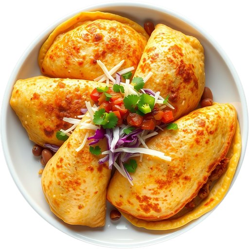 Chicken Pupusas dish