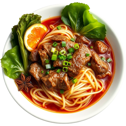 House Special Beef Noodle Soup dish