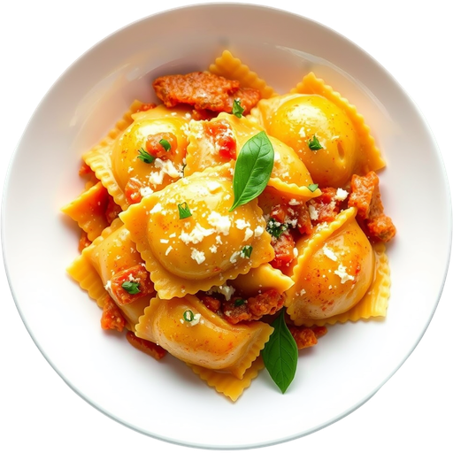 Cheese Ravioli dish