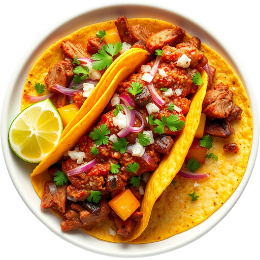 Al Pastor Taco dish