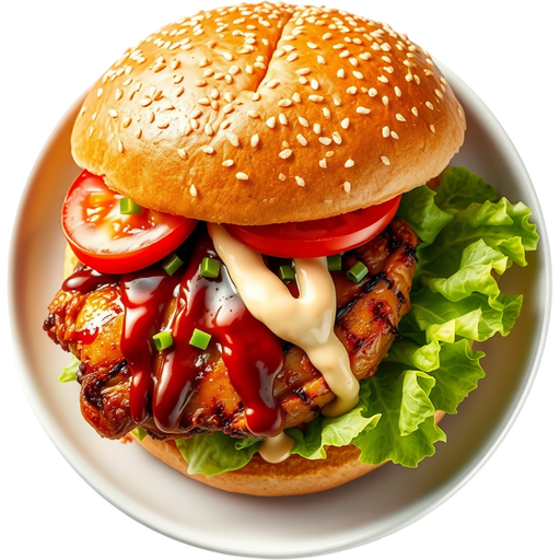 Chicken Teriyaki Burger dish