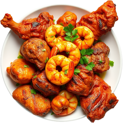 Tandoori Sampler dish
